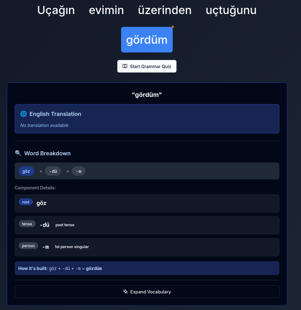 New Grammario UI and features